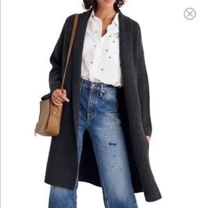 MADEWELL Rivington Sweater-Coat / Cardigan, Size S ✨